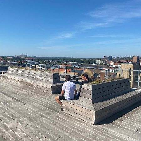 Modern Central Apt With Rooftop, Privat Balcony, & Free Parking,Next To Aarhus Attractions Экстерьер фото